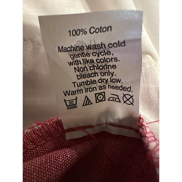 NWT J. Crew Gramercy Red Chambray 100% Cotton Shorts Size 38w - Picture 12 of 13